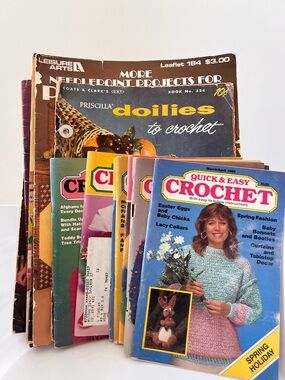 Vintage Crochet Magazine Bundle